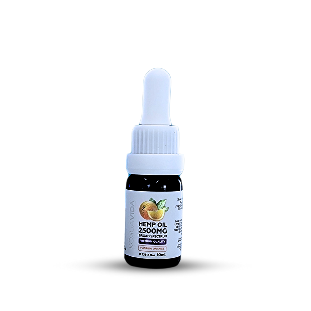 10ML-Bredspektrum CBD-olja 2500 mg - Florida Orange (EU)